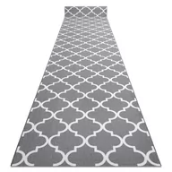 Dywany - CHODNIK PODGUMOWANY 80 cm KONICZYNA MAROKAŃSKA szary TRELLIS 30352, 80x200 cm - miniaturka - grafika 1