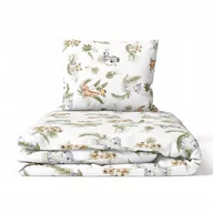 Pościel dla dzieci - ﻿Pościel DZIECIĘCA 140x200cm dla dziecka Afryka dzika zielona - miniaturka - grafika 1