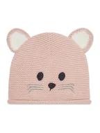 Czapki dla dzieci - United Colors Of Benetton Czapka 6V22AA007 Różowy - miniaturka - grafika 1