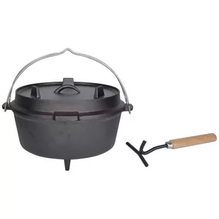 Esschert Design Kociołek żeliwny, 6,5 L, czarny, FF235 Esschert Design - Kuchnia turystyczne i akcesoria - miniaturka - grafika 1