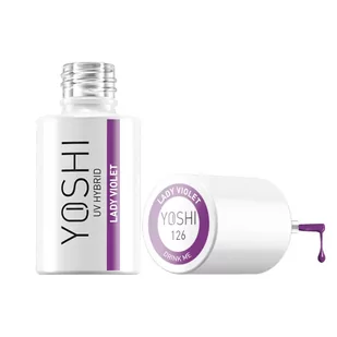 Yoshi - Lakier Hybrydowy 126 Lady Violet 6ml - Lakiery hybrydowe - miniaturka - grafika 4