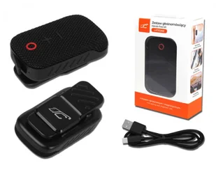ZESTAW GŁOŚNOMÓWIĄCY LTC Z GŁOŚNIKIEM BLUETOOTH/ HANDS-FREE KIT IPX5  USB-C 600mAh - Zestawy głośnomówiące - miniaturka - grafika 2