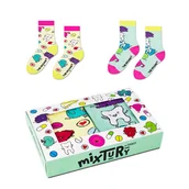 Skarpetki dla dzieci - Zestaw kolorowych skarpetek w narządy r.30-35 - mixTURY Organsy - miniaturka - grafika 1