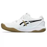 Trampki męskie - ASICS Gel-Resolution 9 Clay, Męskie trampki, 42.5 EU, Biały czarny, 42.5 EU - miniaturka - grafika 1