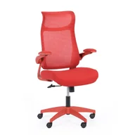 Fotele i krzesła biurowe - Krzesło biurowe LUCKY, czerwony - miniaturka - grafika 1
