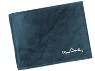 Portfele - Pierre Cardin, Portfel skórzany męski, Fossil, Tilak12 8805, niebieski, ochrona RFID - miniaturka - grafika 1