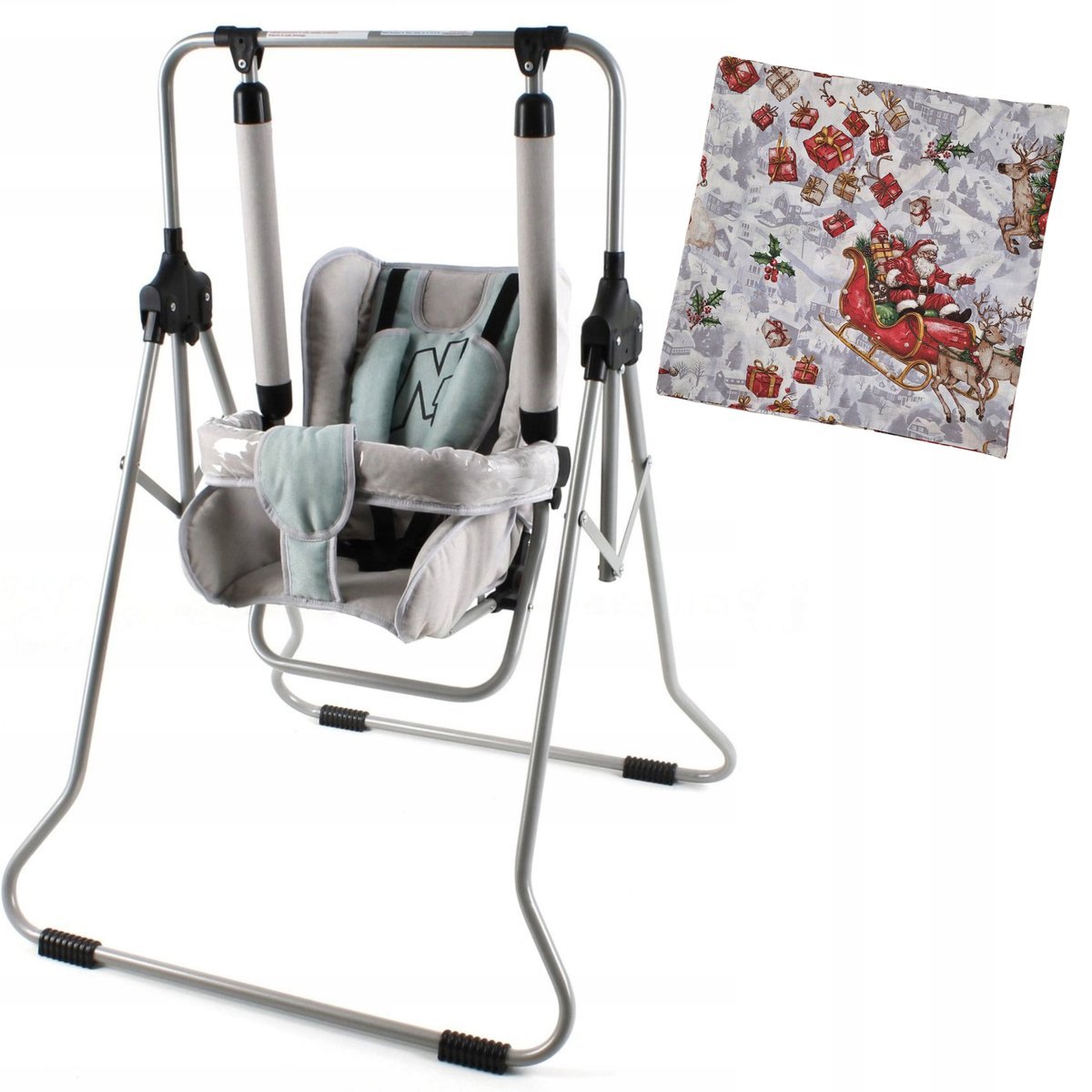 Huśtawka Stojąca/Leżaczek ADBOR kolor N-03+ Poszewka na jasiek