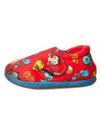 Kapcie damskie - Clarks Kapcie "Fluffy Print" w kolorze czerwonym - miniaturka - grafika 1