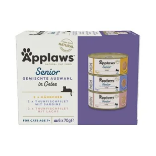 Applaws mokra karma dla starszych kotów w galarecie, multipak 24x70 g - Mokra karma dla kotów - miniaturka - grafika 1