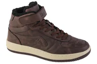 Moda i Uroda OUTLET - Kappa Bash Mid Fur 242799-5043, Męskie, buty sneakers, Brązowy - miniaturka - grafika 1