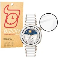 Akcesoria do smartwatchy - Bizon Szkło hybrydowe Glass Watch Edge Hybrid dla Huawei Watch GT 5 Pro 42 mm, czarne - miniaturka - grafika 1