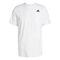 Koszulki sportowe męskie - Koszulka męska adidas Club Tennis Climacool Graphic T-Shirt White M - miniaturka - grafika 1