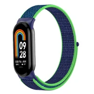 Akcesoria do smartwatchy - Opaska nylonowa Vanfone do Xiaomi Mi Band 8, ciemnoniebieska - miniaturka - grafika 1