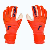 Piłka nożna - Rękawice bramkarskie Reusch Attrakt Freegel SpeedBump hocking orange/blue - miniaturka - grafika 1