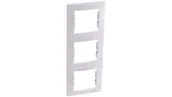 Klawisze i ramki - LEDart 3-krotna pionowa - Schneider Electric SEDNA SDN5801321, kolor biały - miniaturka - grafika 1