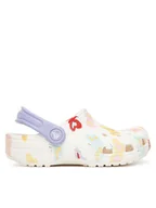 Buty dla dziewczynek - Crocs Klapki Classic Butterfly Graphic Clog 211255 Kolorowy - miniaturka - grafika 1