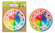 Zabawki interaktywne dla dzieci - TRENDHAUS, Zegar Drewniany Do Nauki Abc - miniaturka - grafika 1