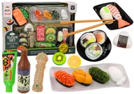 Zabawy w naśladowanie dorosłych - Zestaw Do Sushi Akcesoria Krewetki Dla Dzieci Zabawkowy 22 ele. - miniaturka - grafika 1