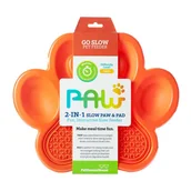 Miski dla psów - PDH PAW 2-IN-1 ORANGE EASY miska dla psa [PDHF008] - miniaturka - grafika 1