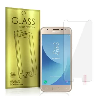 Glass Gold Hartowane szkło do SAMSUNG GALAXY J3 (2017) - Akcesoria do smartwatchy - miniaturka - grafika 1