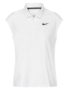 Nike Koszulka tenisowa "Victory" w kolorze białym - Koszulki sportowe damskie - miniaturka - grafika 1