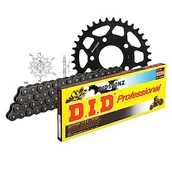 Części motocyklowe - Zestaw łańcuchów DID stal 520NZ / 110 zamek zaciskowy do Honda NSR R 125 ccm rok prod. 1994-1997 - miniaturka - grafika 1