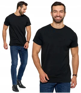 T-SHIRT PREMIUM MĘSKI Koszulka Gładka Bluzka Haft Logo Bawełna MORAJ L - Koszulki męskie - miniaturka - grafika 1