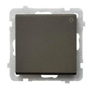 Wyłączniki światła i elektryczne - Ospel Sonata czekoladowy łącznik światło ŁP-5R/m/40 ŁP-5R/m/40 - miniaturka - grafika 1