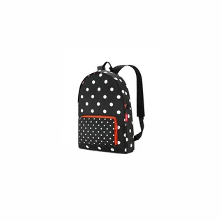 Torby podróżne - REISENTHEL Plecak Mini Maxi Rucksack w kropki czarno-czerwony AP7051 - grafika 1