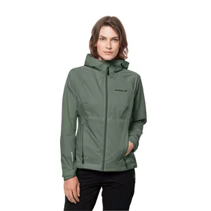 Kurtka przeciwdeszczowa TASMAN 2L JKT W hedge green - S - Kurtki damskie - miniaturka - grafika 1