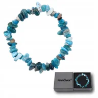 Bransoletki - Bransoletka Uniseks Kamień Naturalny Apatyt Koraliki 5-8 mm Regulowana - miniaturka - grafika 1