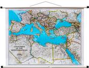 Atlasy i mapy - Kraje Śródziemnomorskie Classic mapa ścienna polityczna 1:6 975 000 National Geographic - miniaturka - grafika 1