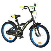 Rowery - Indiana Rower dziecięcy Rock Boy 20 cali dla chłopca Czarno-żółty - miniaturka - grafika 1