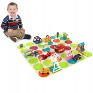 Układanki dla dzieci - KLOCKI MAGNETYCZNE TOR UKŁADANKA EDUKACYJNA 93 szt DLA DZIECI - miniaturka - grafika 1