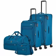 Walizki - Travelite Chios 4 kółka Zestaw walizek 4-części petrol - miniaturka - grafika 1