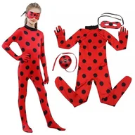 Dodatki do strojów karnawałowych - Strój Przebranie Biedronka Maska Jojo 98-104 - miniaturka - grafika 1