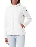 Kurtki damskie - Champion Legacy Outdoor W-Light Microber & Bonded Fleece Hooded Kurtka Damska, Off White, S - miniaturka - grafika 1