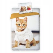 Pościel dla dzieci - Pościel 160x200 70x80 Bawełna Kotek Realistyczny Motyw Best Friends - miniaturka - grafika 1