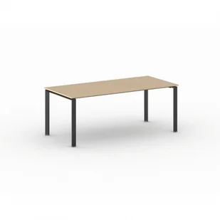 B2B Partner Stół konferencyjny INFINITY 2000 x 900 x 750 mm, buk 499498 - Stoły i stoliki do biura - miniaturka - grafika 1