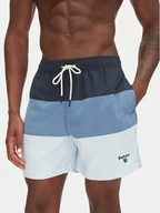 Kąpielówki męskie - Barbour Szorty materiałowe Dale MSW0094NY91 Niebieski Regular Fit - miniaturka - grafika 1