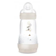 Kubki dla dzieci - MAM Perfect Start Butelka antykolkowa 2m+ 260ml kremowa - miniaturka - grafika 1