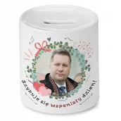 Skarbonki - Skarbonka dla Alicji na Urodziny Idealny Prezent z Nadrukiem ze Zdjęciem + Opakowanie na prezent (wzór 01) - miniaturka - grafika 1