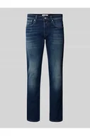 Spodnie męskie - Jeansy o kroju straight fit z efektem znoszenia model GROVER - Replay - miniaturka - grafika 1