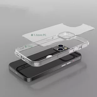 Etui Flexair Hybrid do Apple iPhone 14 Clear - Etui i futerały do telefonów - miniaturka - grafika 5