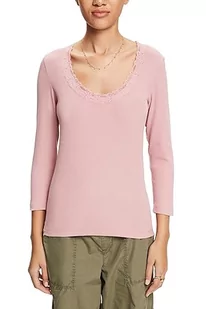 ESPRIT T-shirt damski, 680/stary różowy, XL - Koszulki i topy damskie - miniaturka - grafika 1