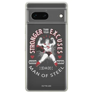 Etui dedykowane do Google PIXEL 7 wzór:  Superman 025 oryginalne i oficjalnie licencjonowane - Etui i futerały do telefonów - miniaturka - grafika 1