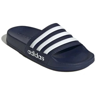 Kapcie dziecięce Adidas Adilette Shower K Rozmiar butów (UE): 35 / Kolor: ciemnoniebieski - Buty dla chłopców - miniaturka - grafika 1