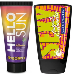 Soleo Hello Sun + Wild Tan Sexy Carrot Gratis - Balsamy i kremy do opalania - miniaturka - grafika 1