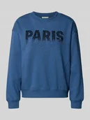 Bluzy damskie - Bluza o kroju regular fit z mieszanki bawełny - miniaturka - grafika 1