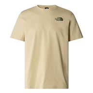 Koszulki sportowe męskie - Koszulka The North Face Graphic 0A87EW3X41 - beżowe - miniaturka - grafika 1